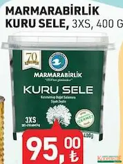 MARMARABİRLİK KURU SELE SİYAH ZEYTİN 400 G MARMARABİRLİK KURU SELE SİYAH ZEYTİN 400 G